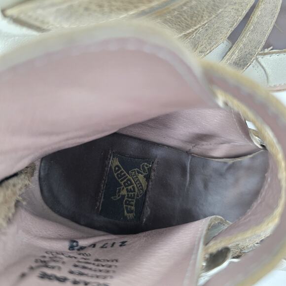 Free Bird Scarlett Women Size 6 Buckle Ankle Boot Ice Grey Leather - Picture 13 of 15